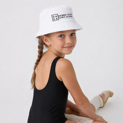 The dada, black and the white bucket hat