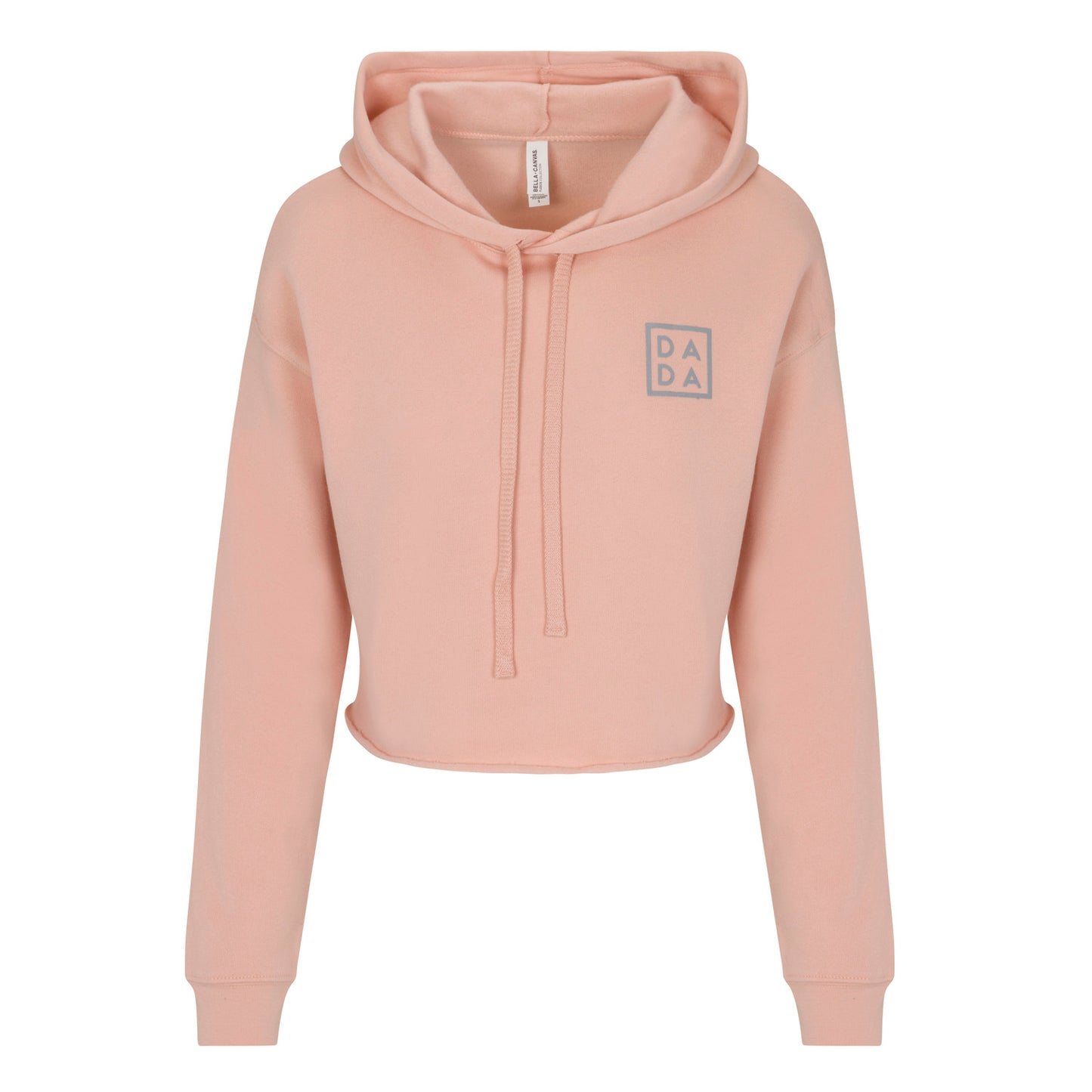 Peach crop pullover hoodie