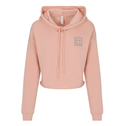 Peach crop pullover hoodie