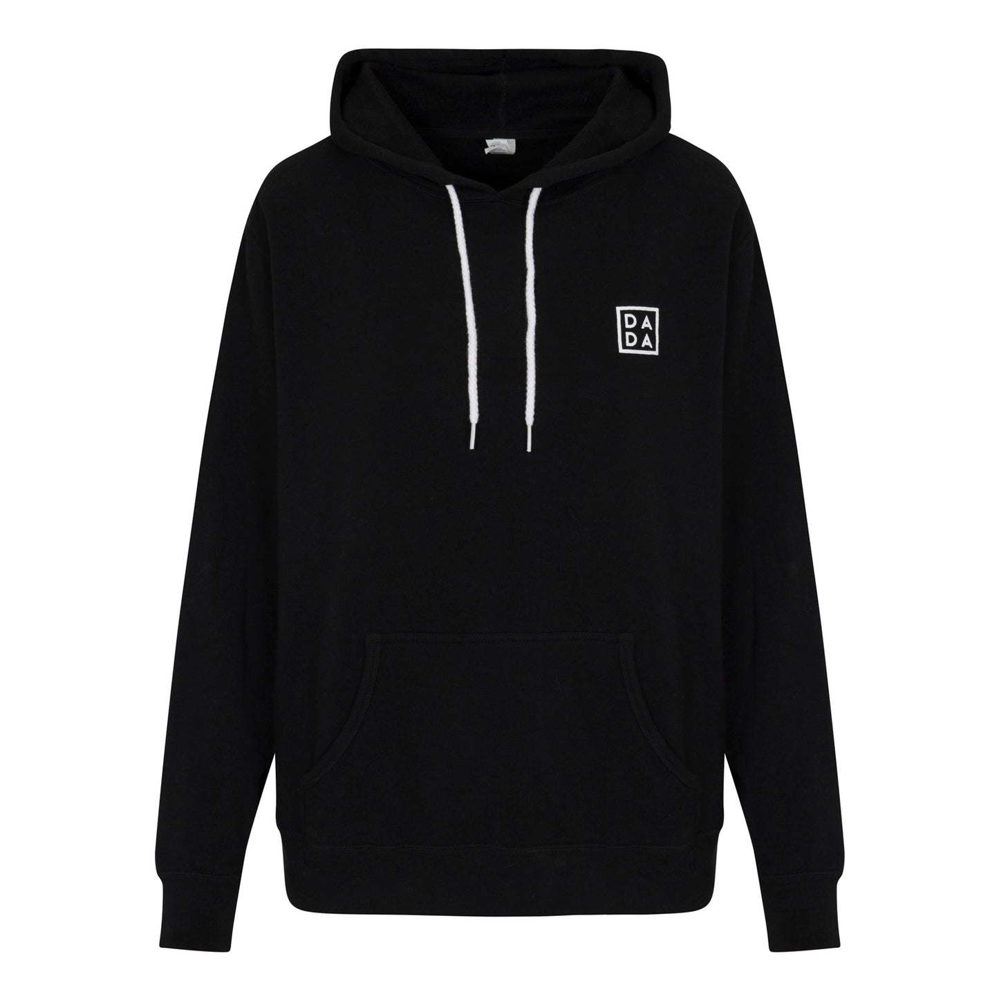 classic black and white Dada hoodie pullover