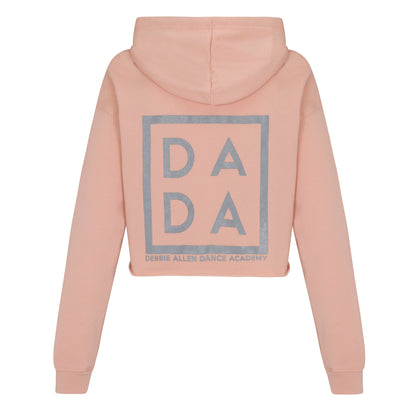 Peach crop pullover hoodie