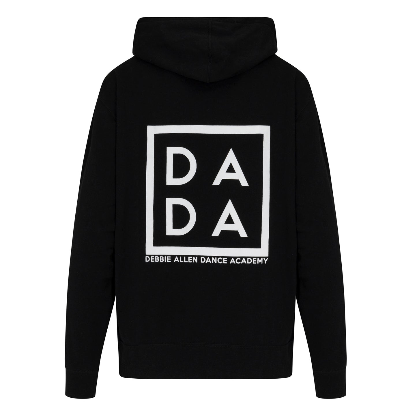 classic black and white Dada hoodie pullover