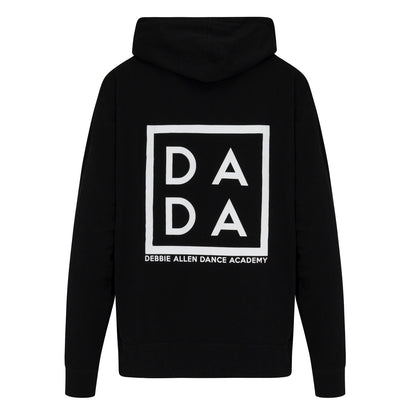 classic black and white Dada hoodie pullover